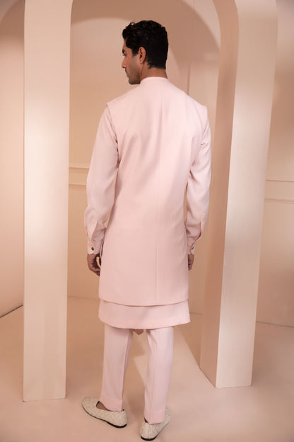 Pink color kurta pajama set