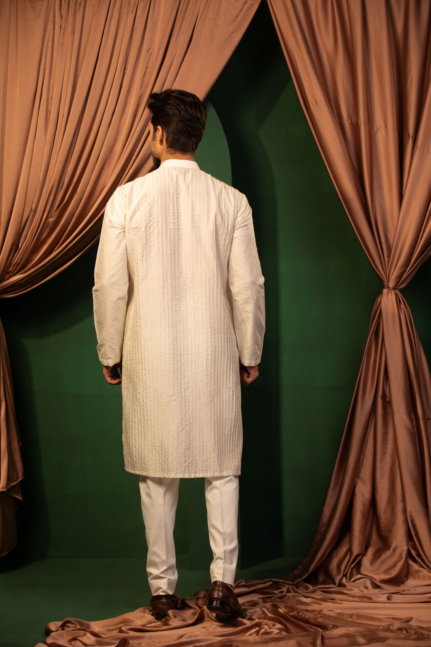 Opulent White Sherwani