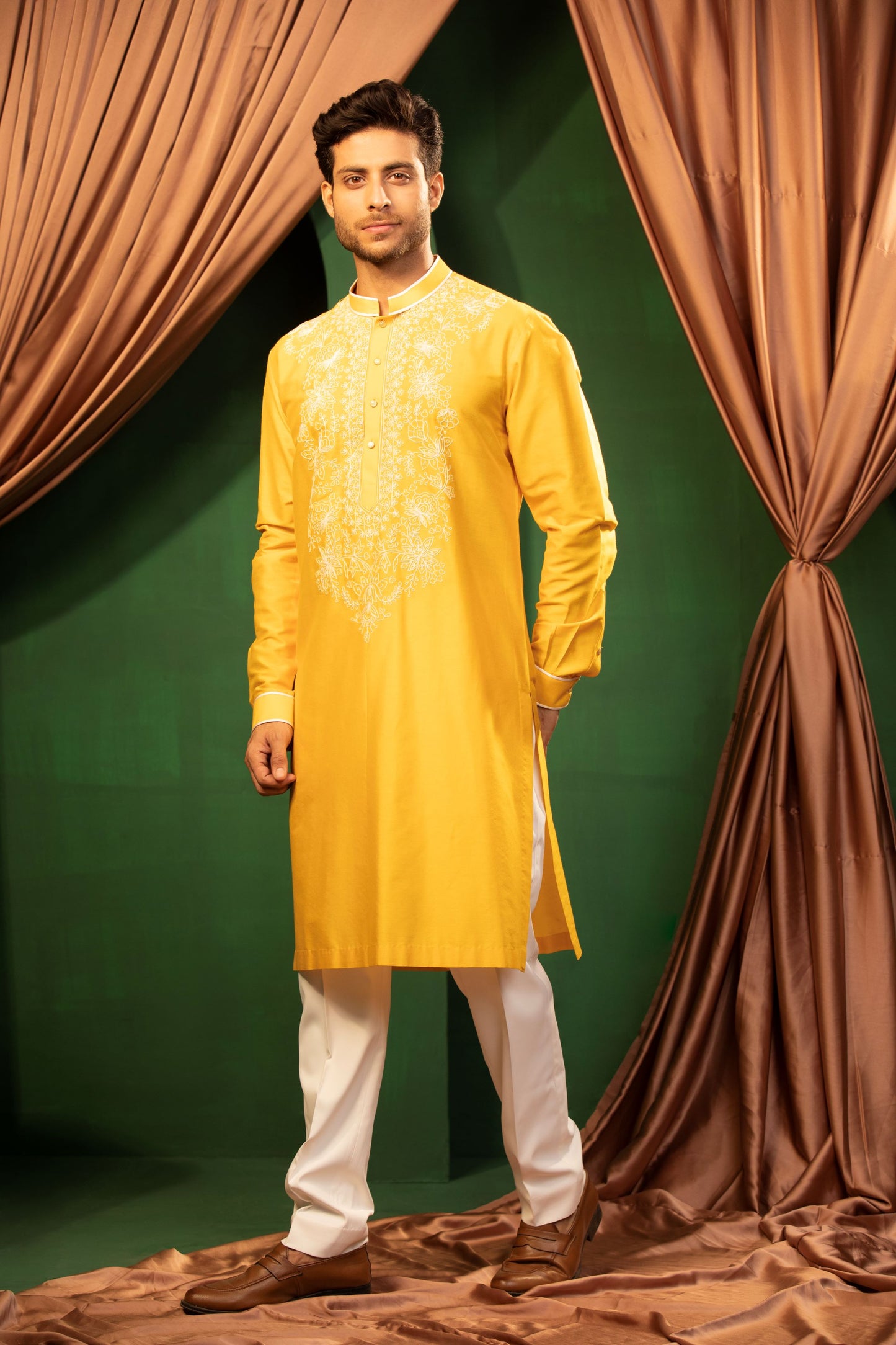 Golden Radiance Kurta Set