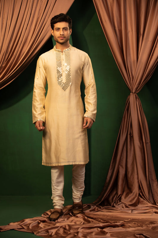 Regal Cream Kurta