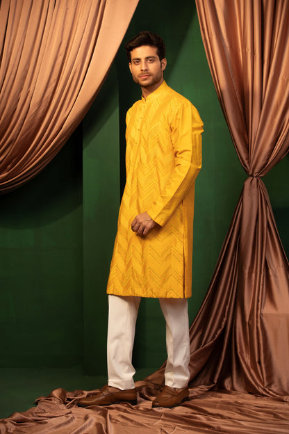 Golden Sunrise Kurta Set