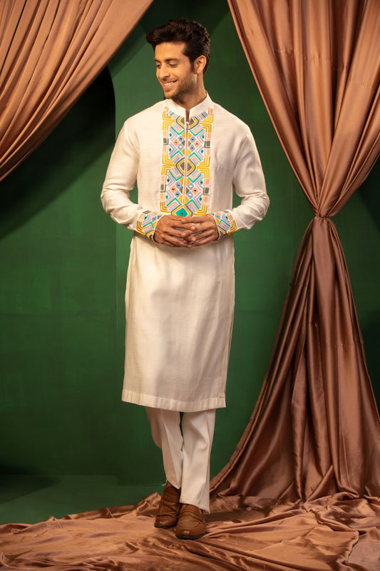 Royal Embroidered Kurta Set